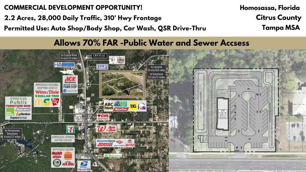 3409 Suncoast blvd, Homosassa, FL à vendre - Photo de l’immeuble – Image 2 sur 17