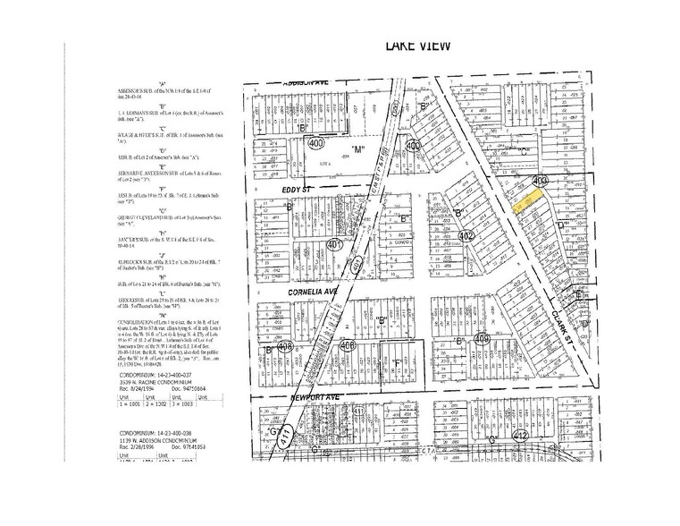 3511 N Clark St, Chicago, IL à louer - Plan cadastral – Image 3 sur 7