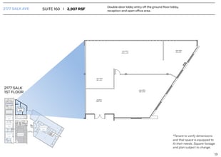 2173 Salk Ave, Carlsbad, CA à louer Plan d’étage– Image 1 sur 1