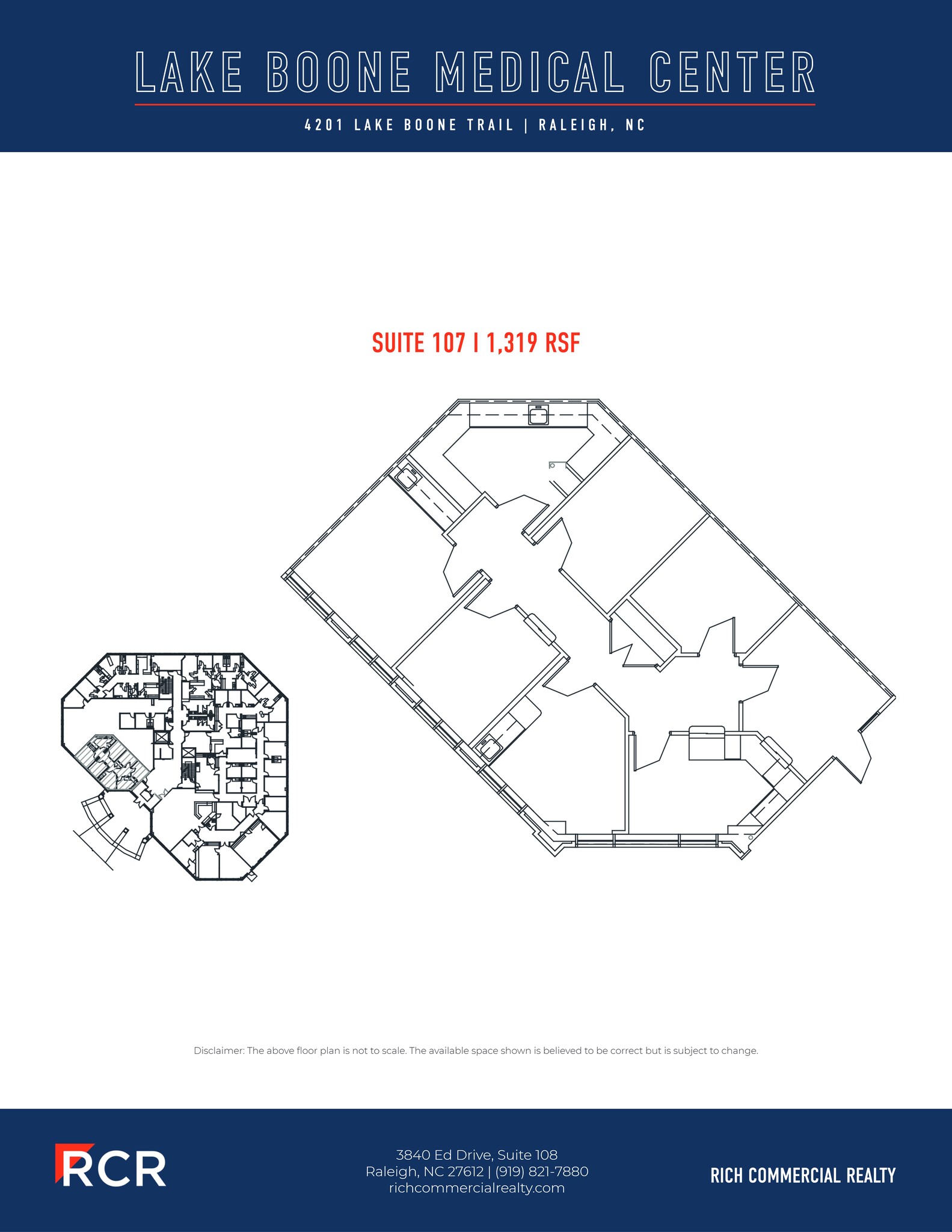 4201 Lake Boone Trl, Raleigh, NC à louer Plan de site– Image 1 sur 1