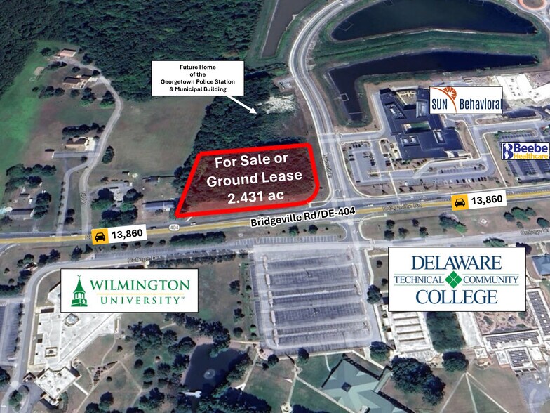 0 University Dr, Georgetown, DE à vendre - Photo de l’immeuble – Image 1 sur 3