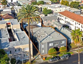 727 Olive Ave, Long Beach, CA - Vue aérienne vue de carte