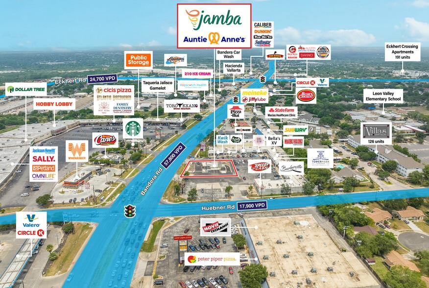 7003 Bandera Rd, San Antonio, TX à vendre - Aérien – Image 2 sur 5