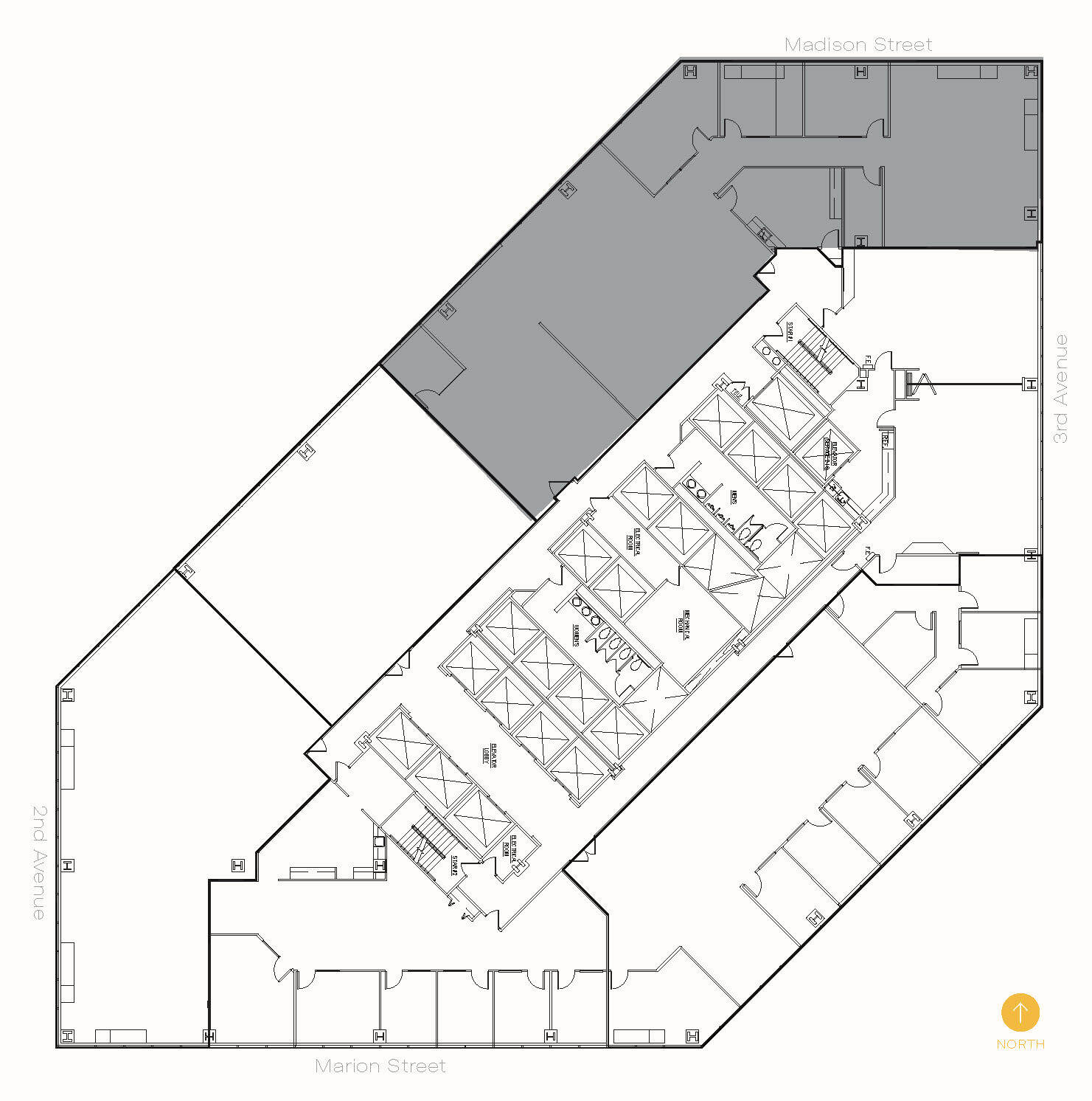 999 3rd Ave, Seattle, WA à louer Plan d’étage– Image 1 sur 1