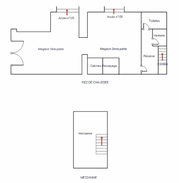 Local commercial dans Marseille à louer - Plan d’étage – Image 3 sur 3