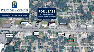 1201_ W Vernon Ave, Kinston, NC à louer Plan de site– Image 2 sur 8