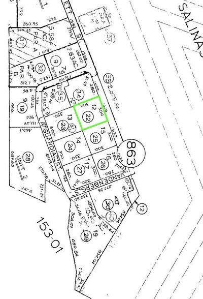 1610 Moffett St, Salinas, CA à louer - Plan cadastral – Image 2 sur 5