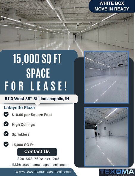 5074-5206 W 38th St, Indianapolis, IN à louer - Photo de l’immeuble – Image 2 sur 14