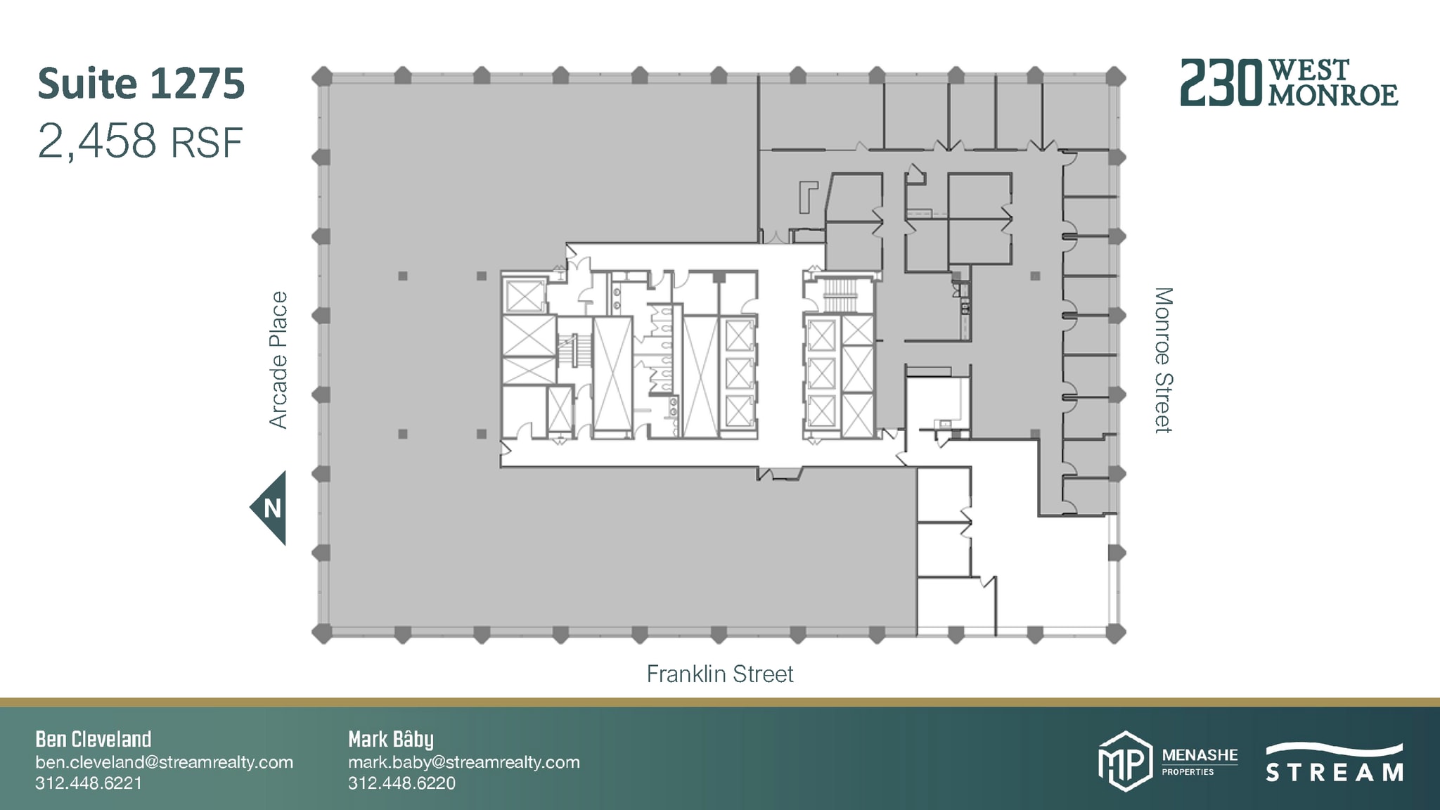 230 W Monroe St, Chicago, IL à louer Plan d’étage– Image 1 sur 1