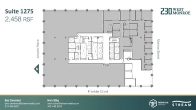 230 W Monroe St, Chicago, IL à louer Plan d’étage– Image 1 sur 1