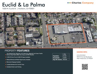 Plus de détails pour 928-1098 N Euclid St, Anaheim, CA - Local commercial à louer