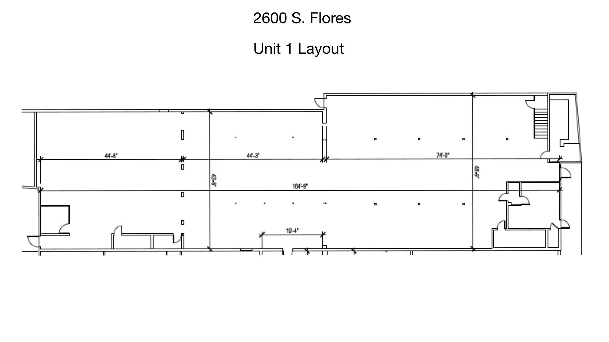 2600 S Flores St, San Antonio, TX à louer Plan de site– Image 1 sur 1