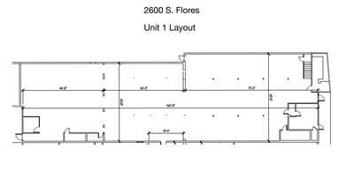 2600 S Flores St, San Antonio, TX à louer Plan de site– Image 1 sur 1