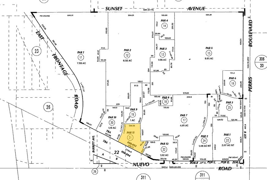 1688 N Perris Blvd, Perris, CA à louer - Plan cadastral – Image 2 sur 3