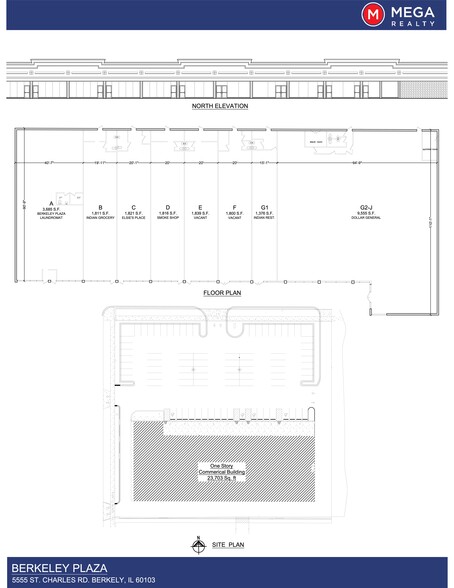 5555 St. Charles Rd, Berkeley, IL à louer - Plan de site – Image 3 sur 11