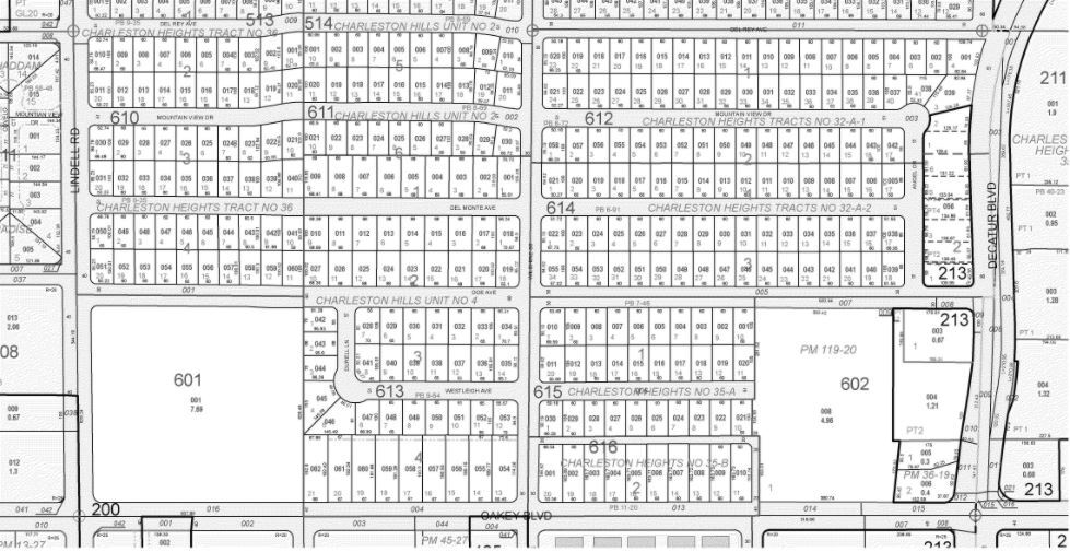 1620 S Decatur Blvd, Las Vegas, NV à louer Plan cadastral– Image 1 sur 7