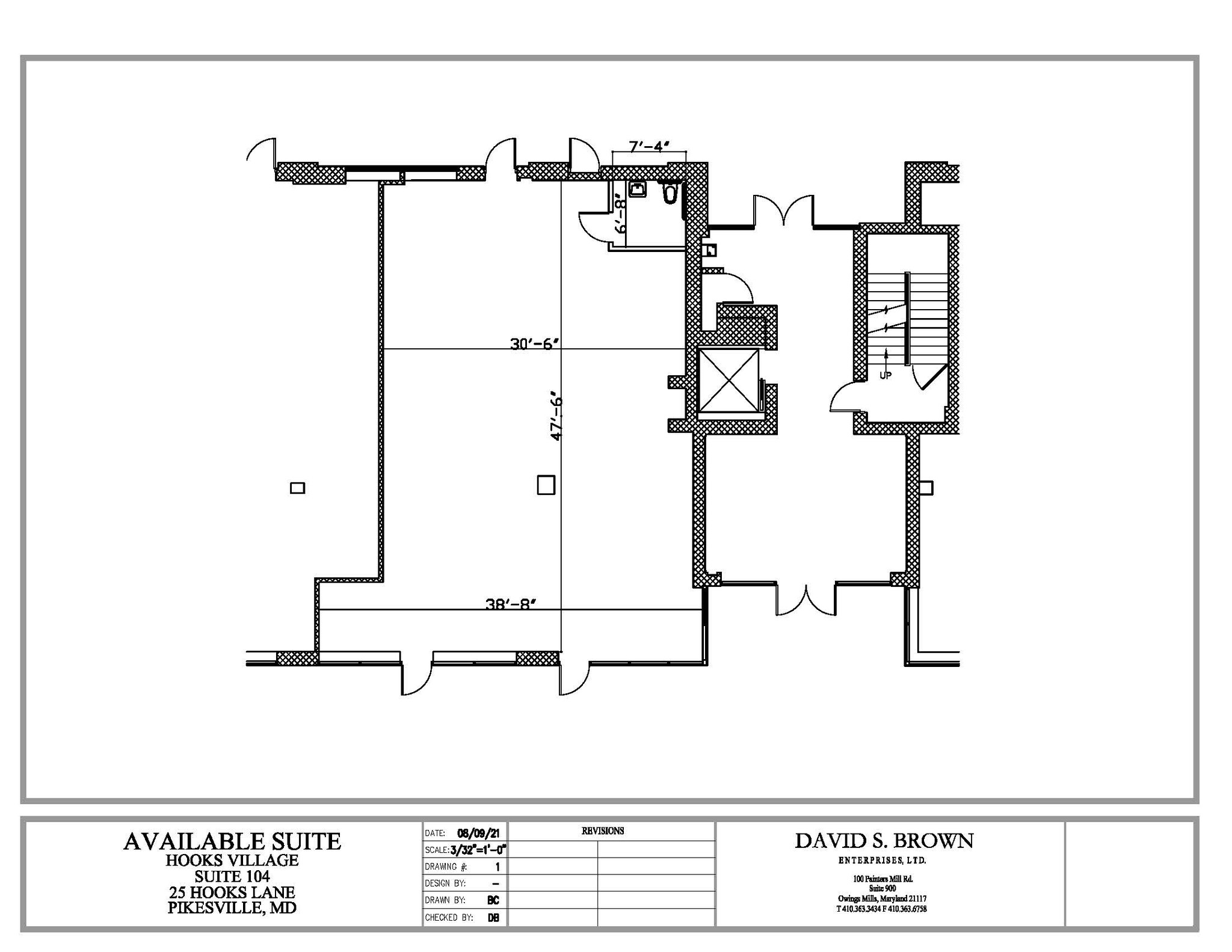 25 Hooks Ln, Pikesville, MD à louer Plan d’étage– Image 1 sur 1