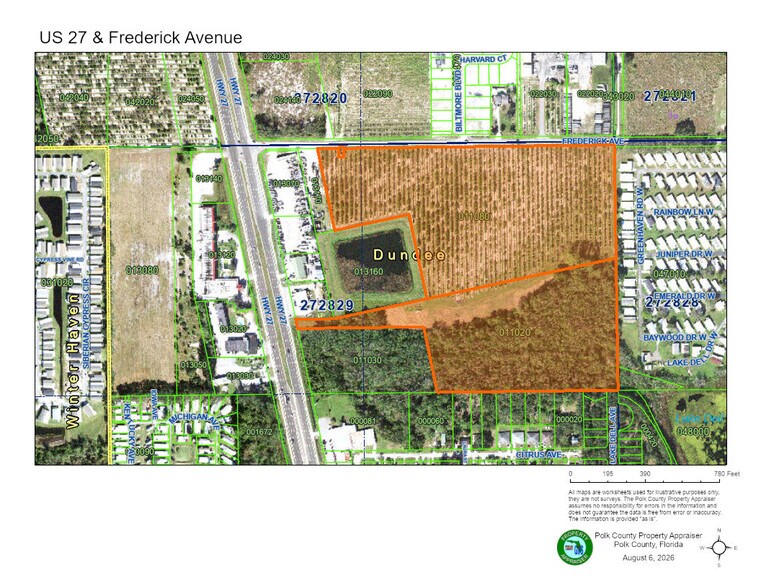 Frederick Ave, Dundee, FL à vendre - Aérien – Image 2 sur 4