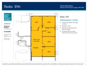 360 E 10th Ave, Eugene, OR à louer Photo intérieure– Image 2 sur 2