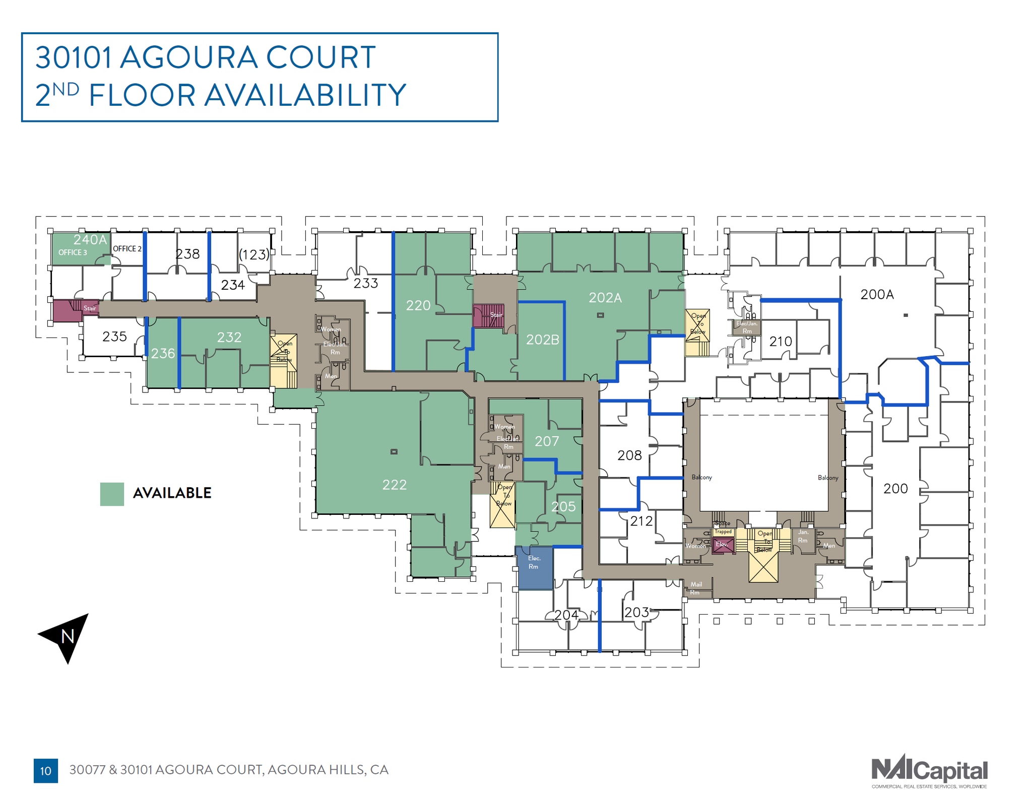 30077 Agoura Ct, Agoura Hills, CA à louer Plan d’étage– Image 1 sur 10