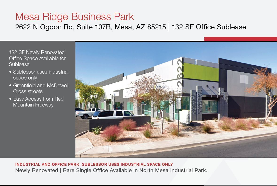 2622 N Ogden Rd, Mesa, AZ à louer Photo de l’immeuble– Image 1 sur 2