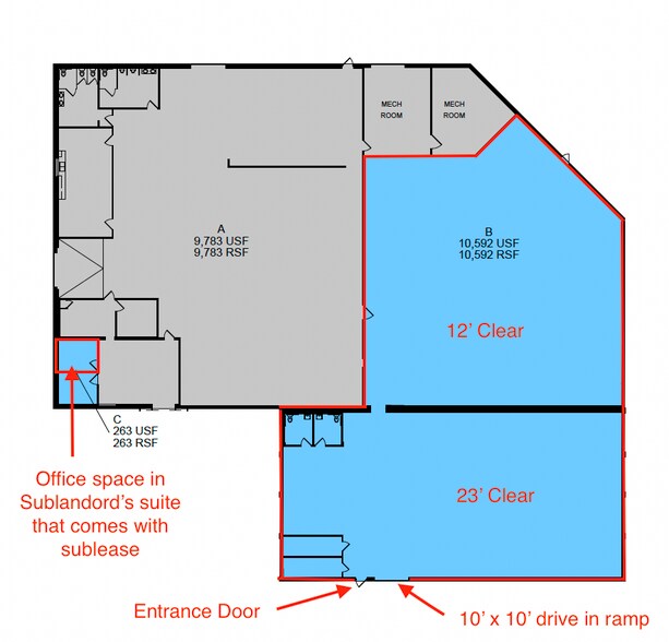 1300 38 1/2 St E, Austin, TX à louer - Plan d’étage – Image 2 sur 4
