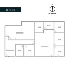 18425 Burbank Blvd, Tarzana, CA à louer Plan d’étage– Image 1 sur 3