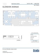 1100 Glendon Ave, Los Angeles, CA à louer Plan d’étage– Image 1 sur 1