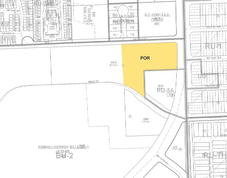 8200 SW 117th Ave, Miami, FL à louer - Plan cadastral – Image 2 sur 9