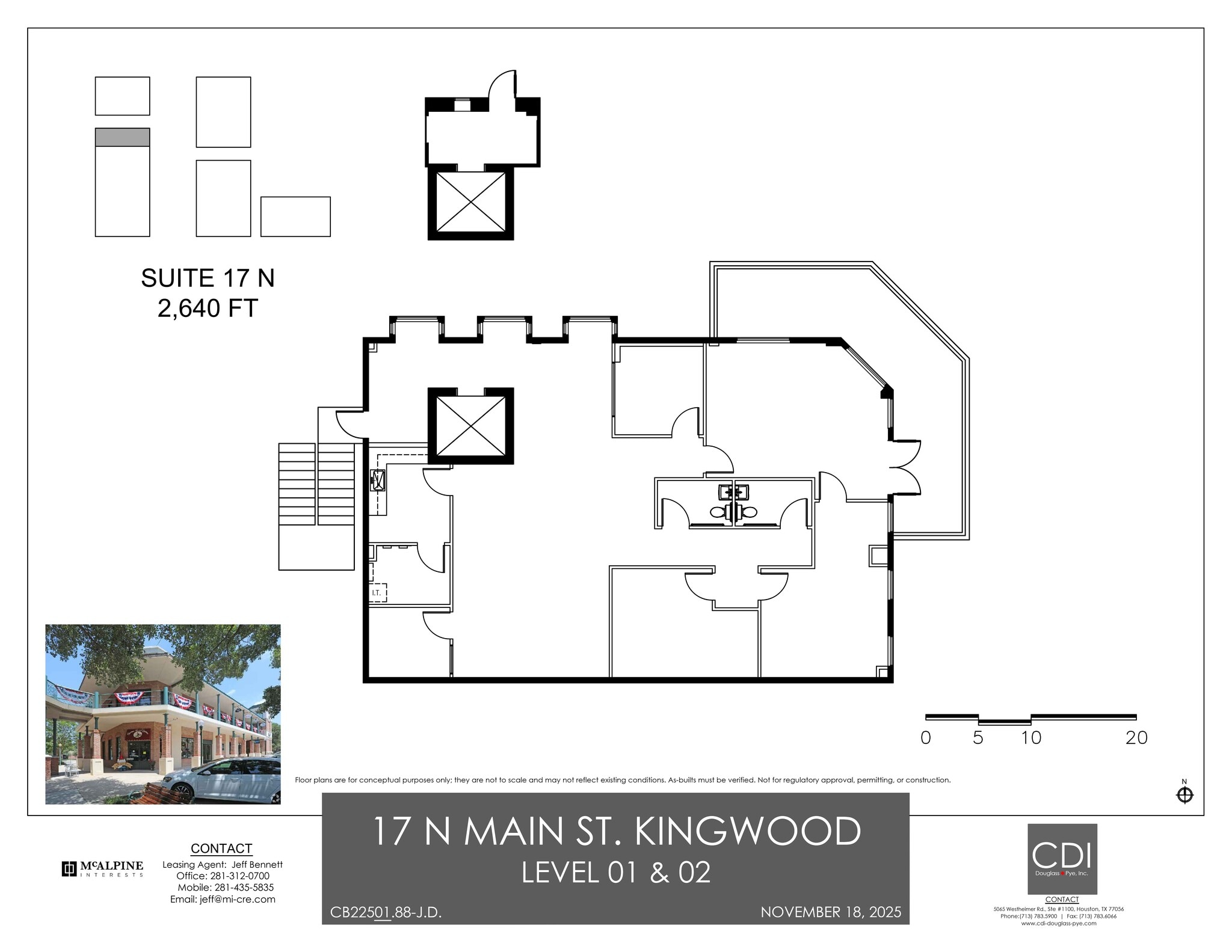 8 N Main St, Kingwood, TX à louer Plan de site– Image 1 sur 25