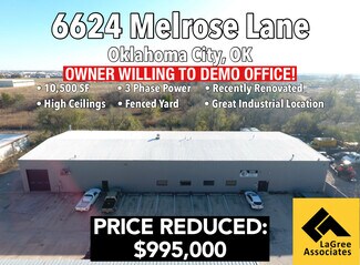 Plus de détails pour 6624 Melrose Ln, Oklahoma City, OK - Industriel/Logistique à vendre