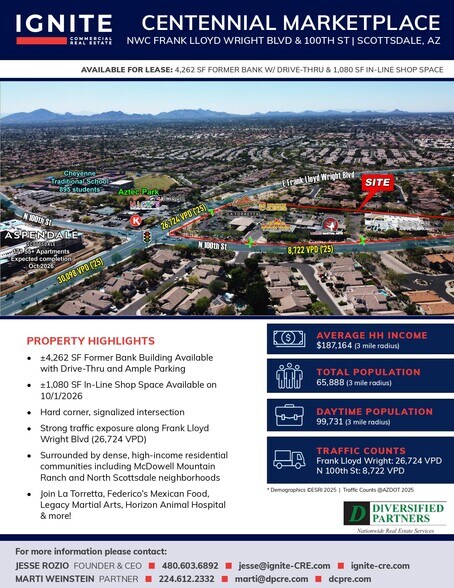 14144 N 100th St, Scottsdale, AZ à louer - Aérien – Image 2 sur 8