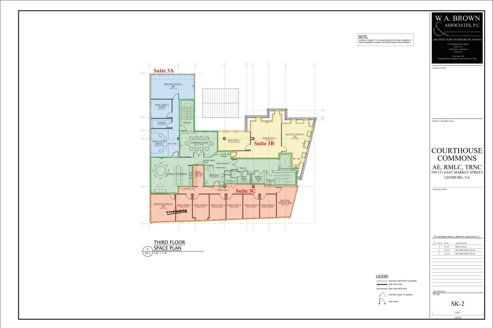 111-113 E Market St, Leesburg, VA à louer Plan d’étage– Image 1 sur 8