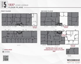 1321 Howe Ave, Sacramento, CA à louer Plan d’étage– Image 1 sur 1