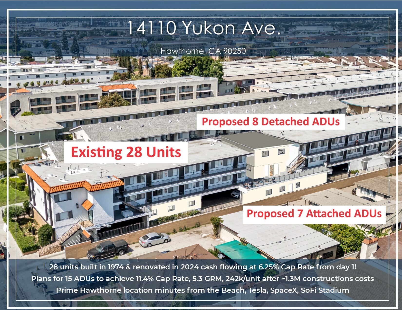 14110 Yukon Ave, Hawthorne, CA à vendre Photo de l’immeuble– Image 1 sur 29