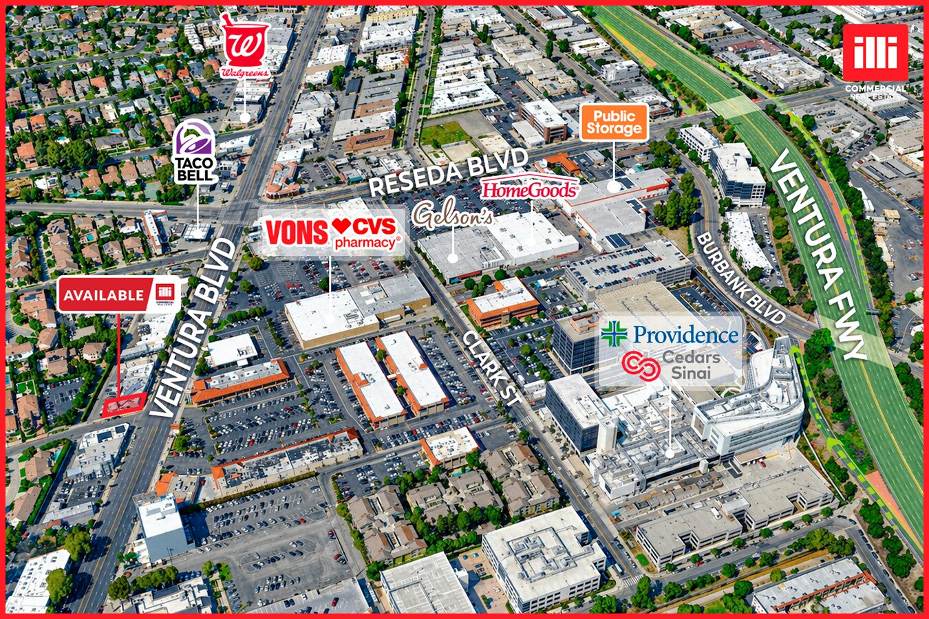 18400-18406 Ventura Blvd, Tarzana, CA à louer Photo principale– Image 1 sur 7