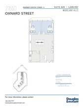 21550 Oxnard St, Woodland Hills, CA à louer Plan d’étage– Image 1 sur 1