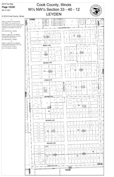 2345 N Mannheim Rd, Melrose Park, IL à vendre - Plan cadastral – Image 2 sur 10