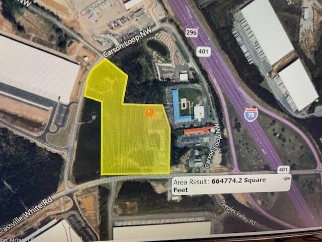 00 Cassville White Road NW, Cartersville, GA à vendre - Aérien – Image 1 sur 14