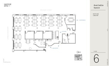 730 N Franklin St, Chicago, IL à louer Plan d’étage– Image 1 sur 1