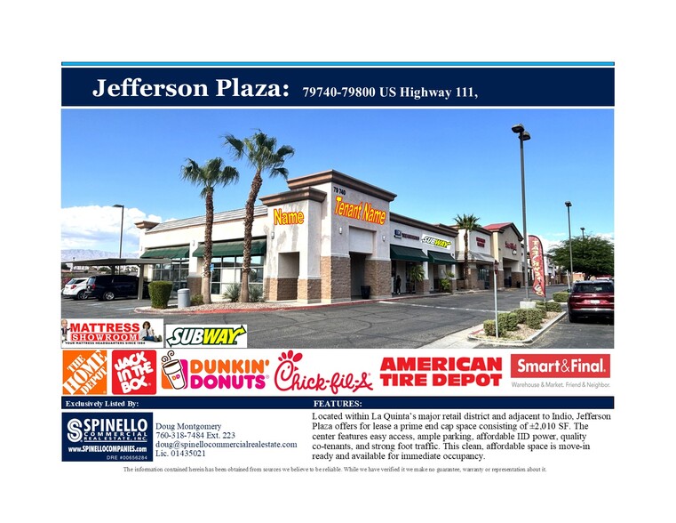 79740-79900 Hwy 111 Hwy, La Quinta, CA à louer - Photo de l’immeuble – Image 3 sur 9
