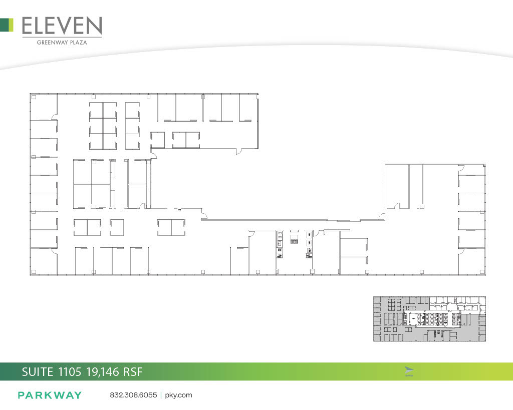 11 Greenway Plz, Houston, TX à louer Plan d’étage– Image 1 sur 1