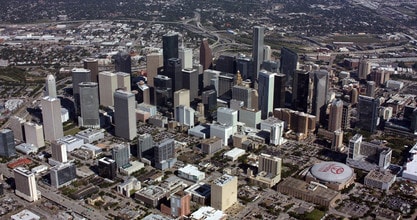 1801 Main St, Houston, TX - VUE AÉRIENNE  vue de carte