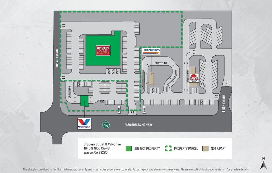 Grocery Outlet & Valvoline | Wasco, CA portefeuille de 2 biens à vendre sur LoopNet.fr - Photo de l’immeuble – Image 2 sur 5