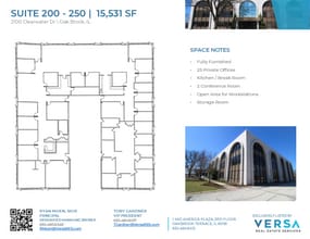 2100 Clearwater Dr, Oak Brook, IL à louer Plan d’étage– Image 2 sur 2