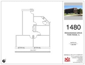 1480 Renaissance Dr, Park Ridge, IL à louer Plan de site– Image 1 sur 1