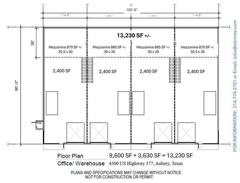 4300 US Highway 377, Aubrey, TX à vendre - Plan d’étage – Image 3 sur 8