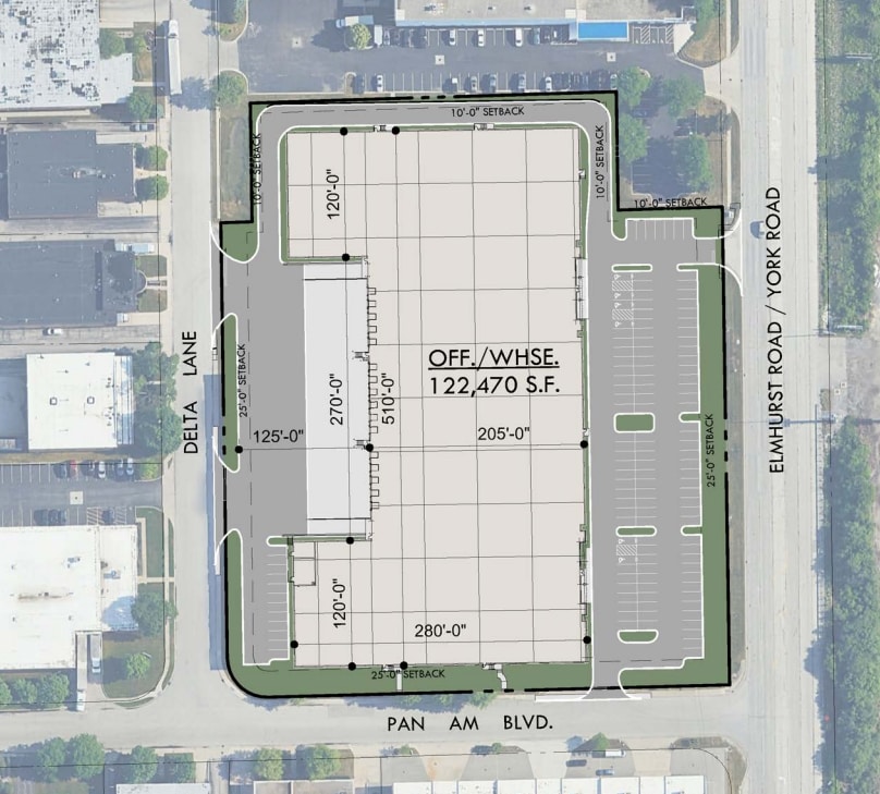 2700 York Rd, Elk Grove Village, IL à louer Plan de site– Image 1 sur 1