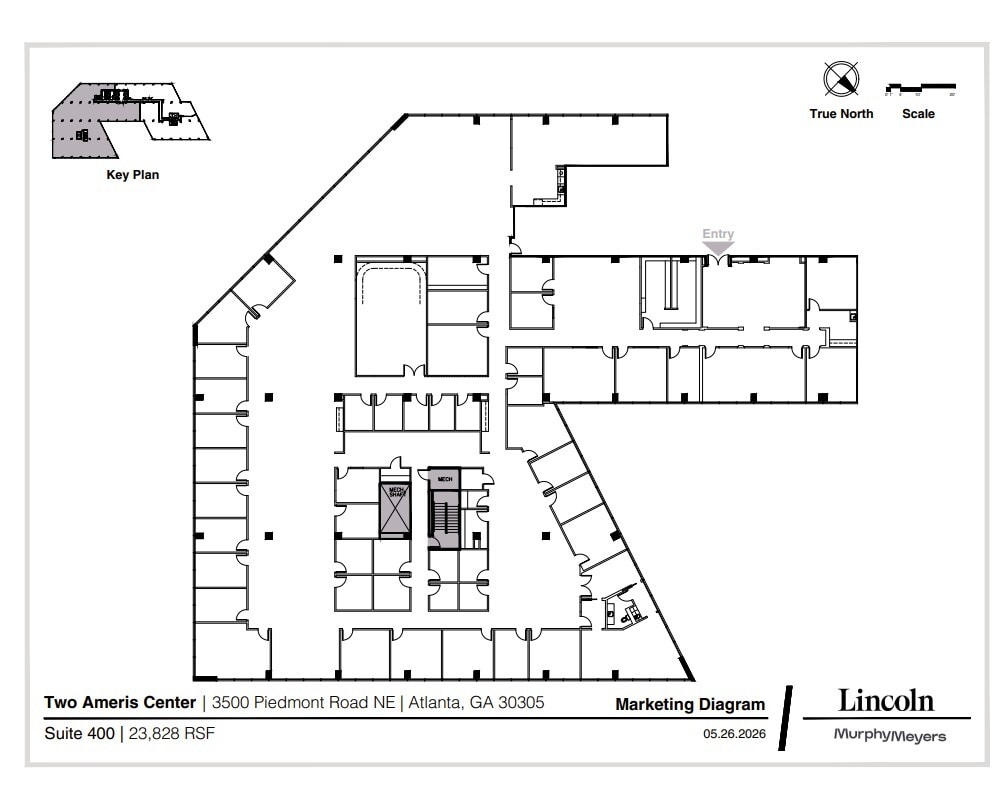 3500 Piedmont Rd NE, Atlanta, GA à louer Plan d’étage– Image 1 sur 1