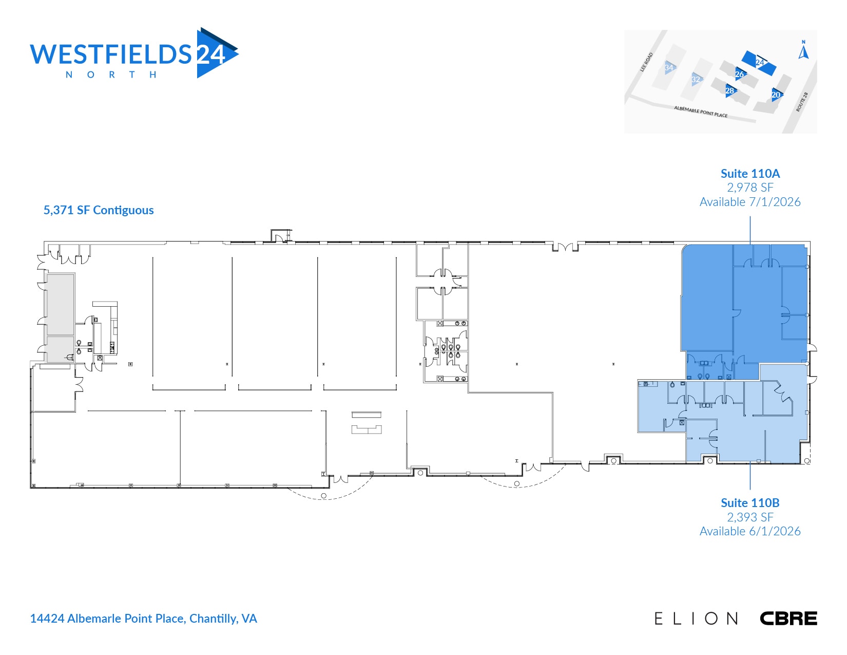 14428 Albemarle Point Pl, Chantilly, VA à louer Plan d’étage– Image 1 sur 1